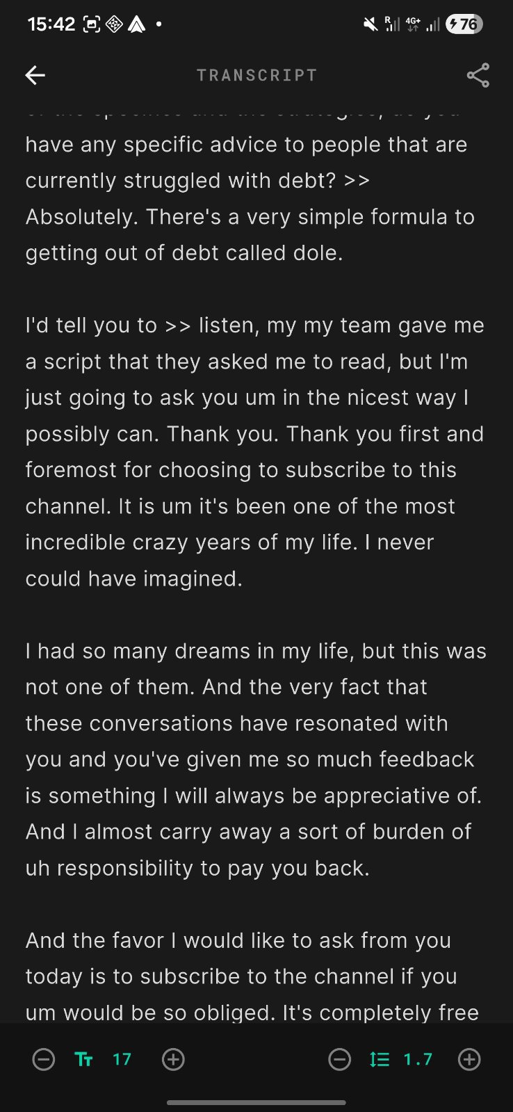 Normal Read mode — full transcript